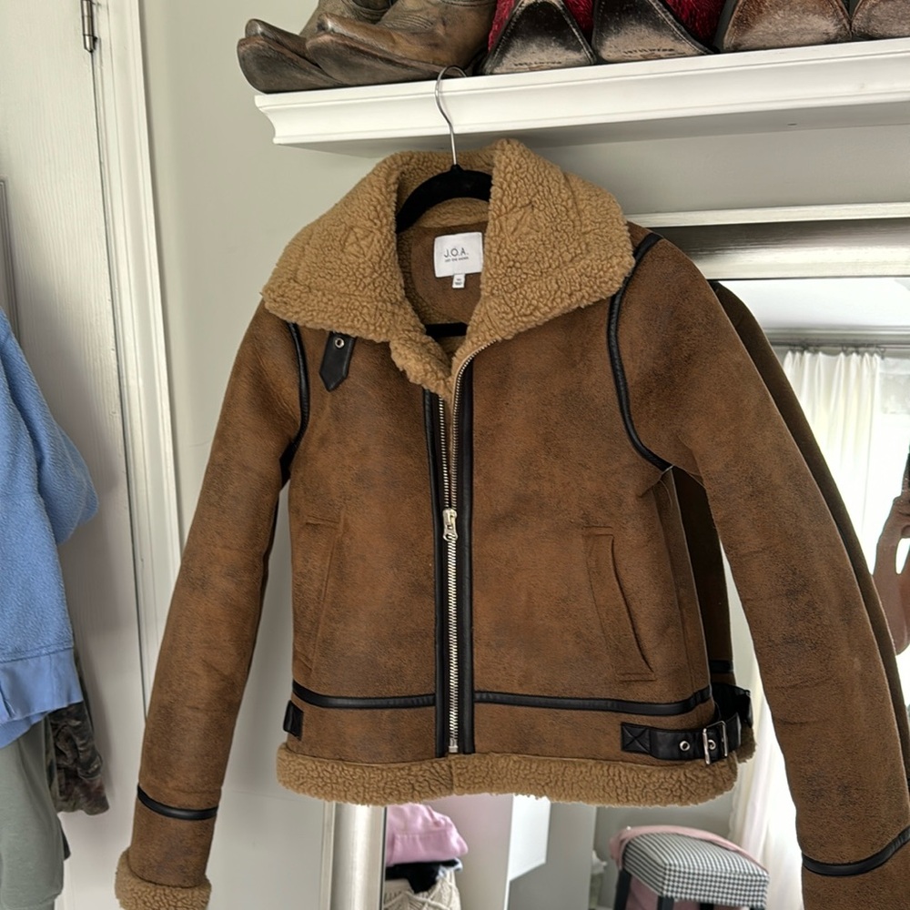JOA shearling jacket size XS